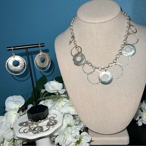 >>SILPADA Hammered Circles Set